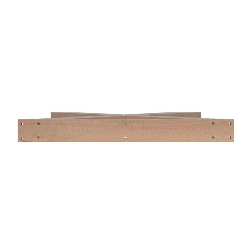 X-poot x vorm 78 bij 8 cm en hoogte 72 cm van hout, 8 x 8 cm - 2 stuks