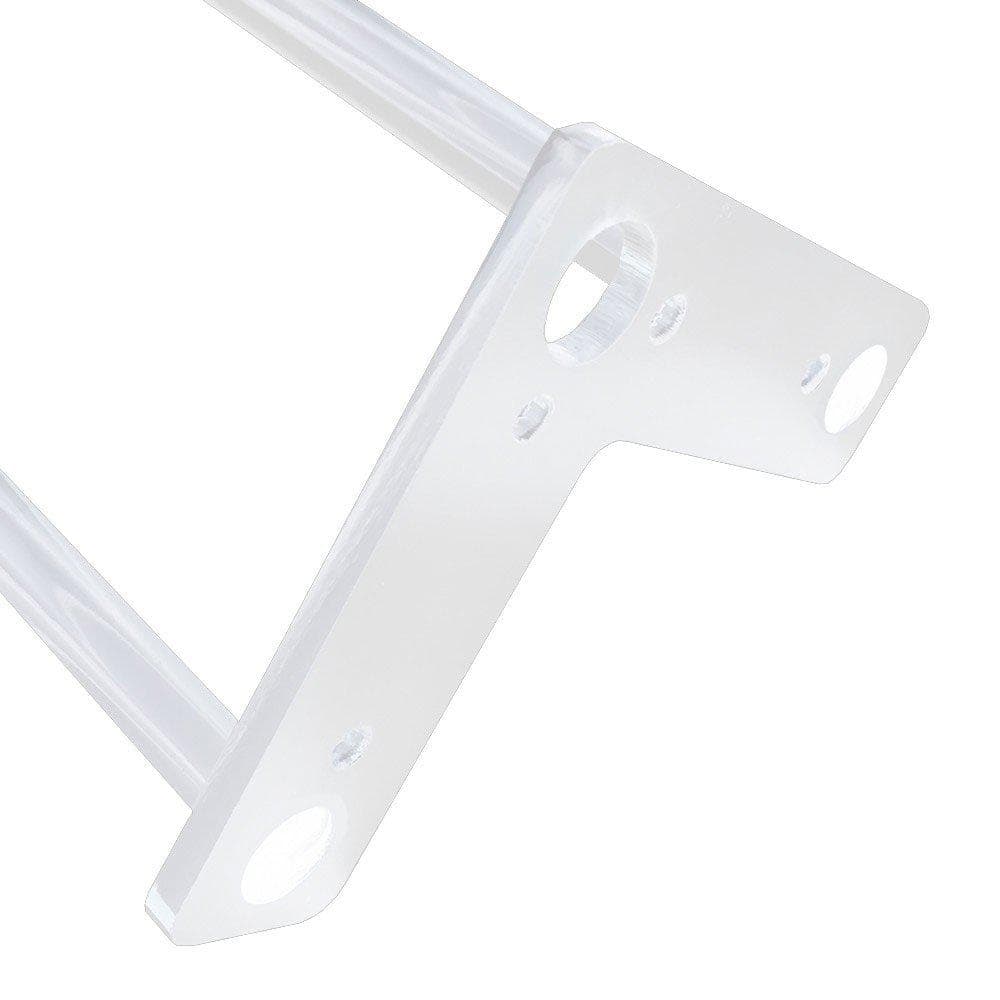 Stalen hairpin wit hairpin ø 1,6 cm en hoogte 40 cm (set van 4 stuks)