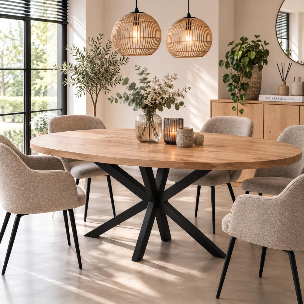 Stalen matrix zwart spinpoot 140 bij 80 cm en hoogte 72 cm (10 x 10 cm)