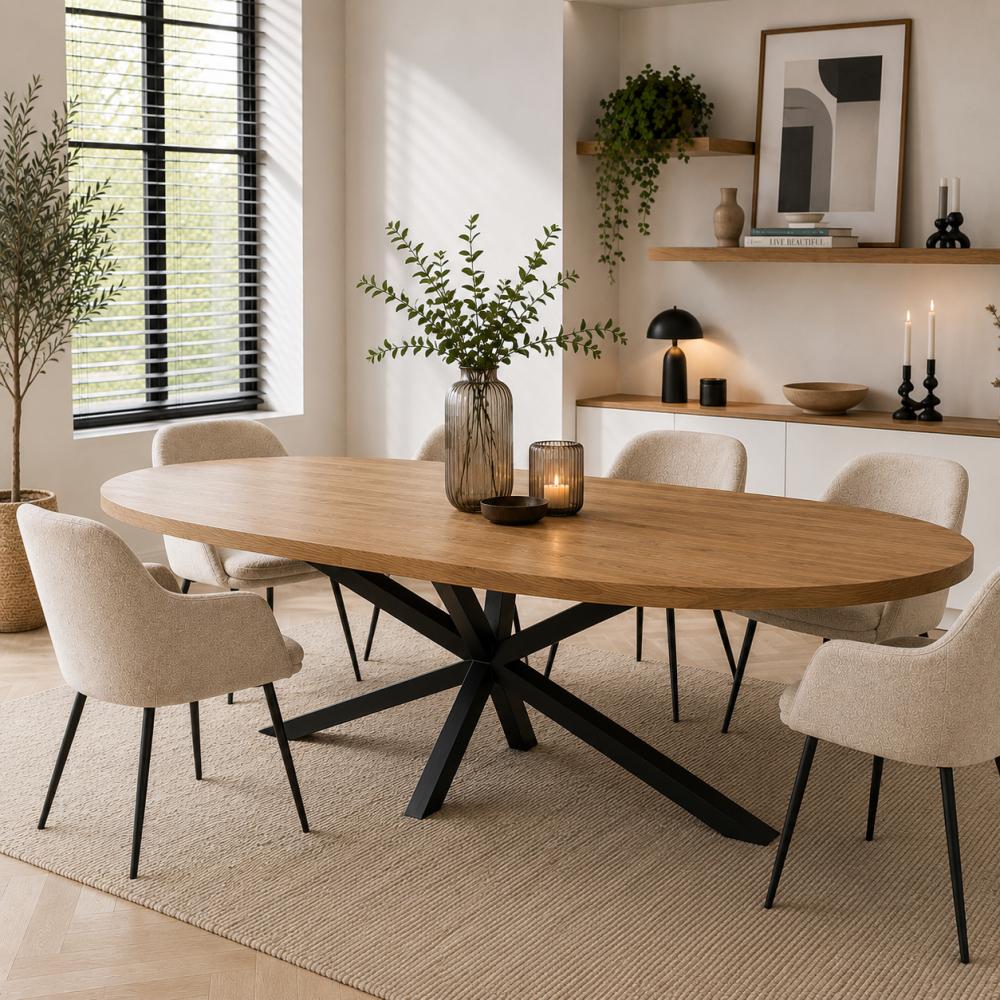 Stalen matrix zwart spinpoot 240 bij 73 cm en hoogte 72 cm (8 x 8 cm)