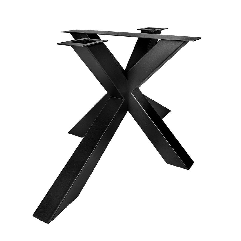 Stalen matrix zwart spinpoot 150 bij 80 cm en hoogte 73 cm (10 x 10 cm)