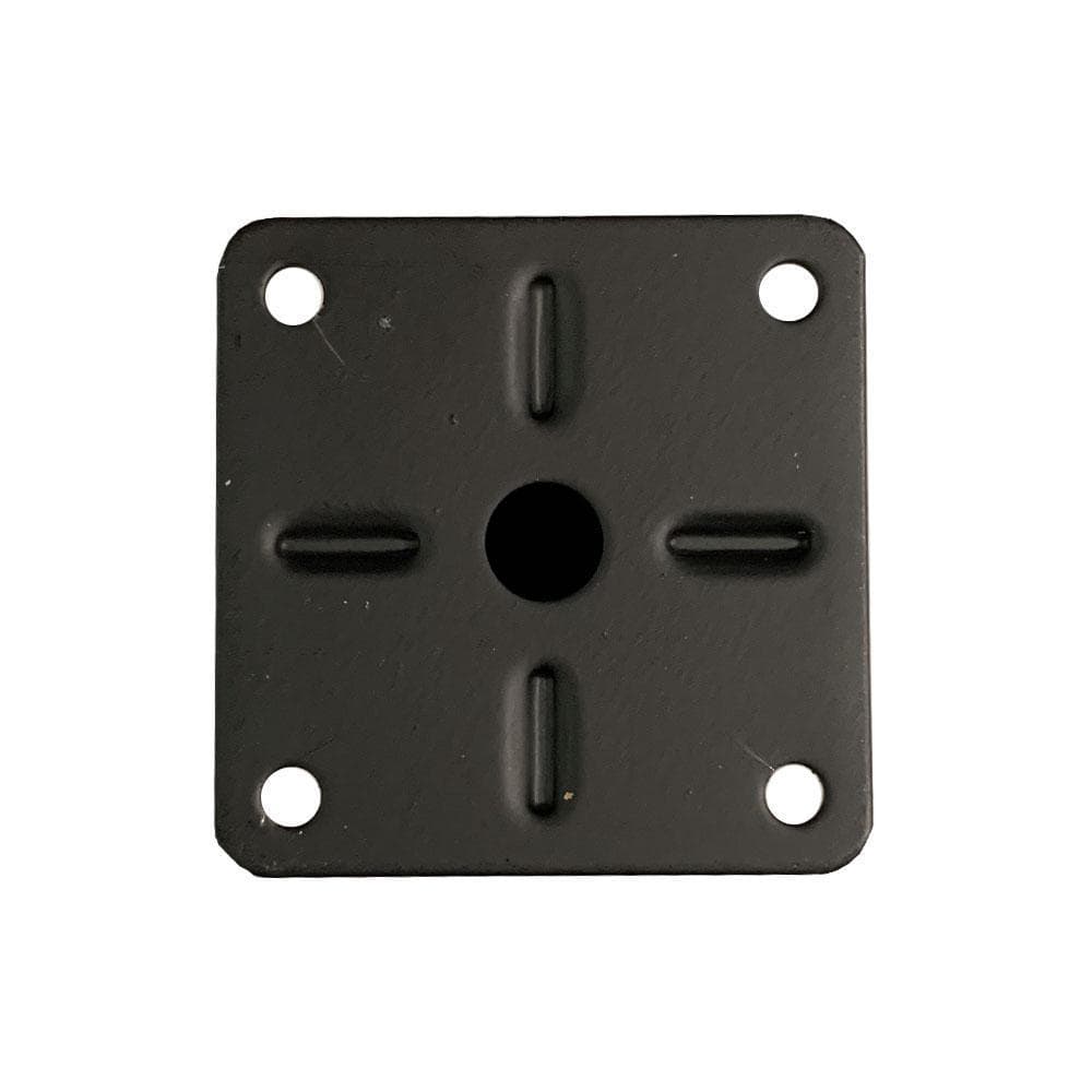 Stalen meubelpoot zwart rond ø 3,2 cm en hoogte 70 cm (set van 4 stuks)