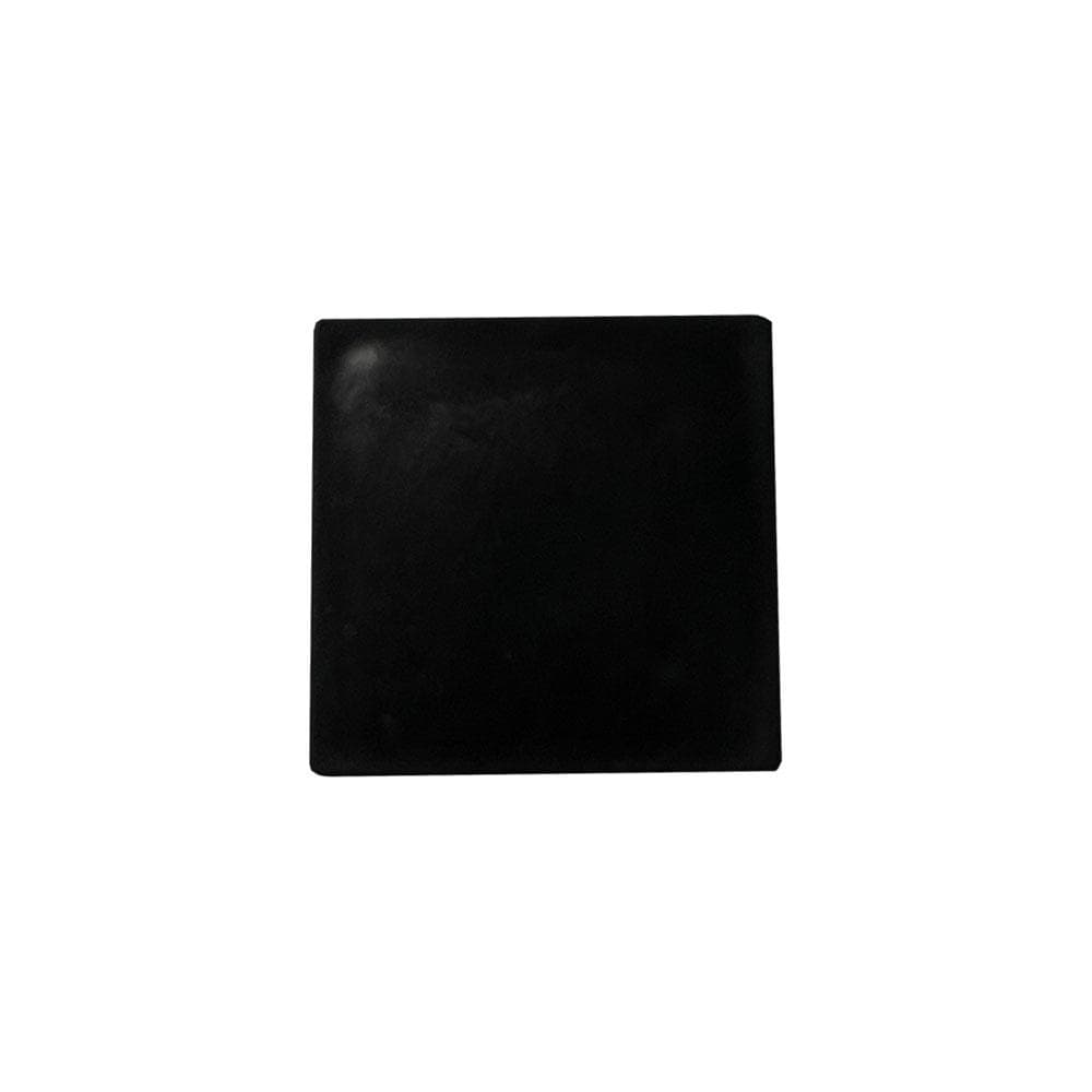 Stalen meubelpoot zwart vierkant 5 bij 5 cm en hoogte 15 cm (set van 4 stuks)
