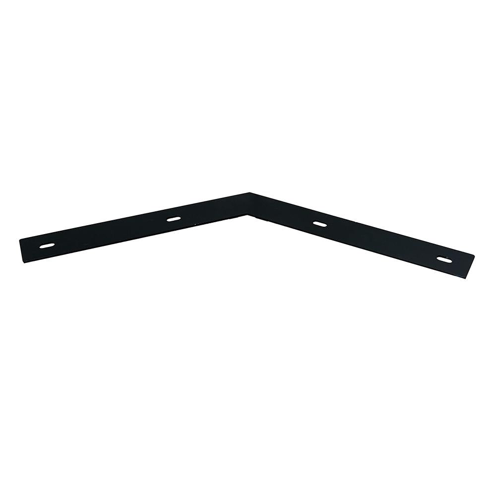 Stalen hairpin vlinder zwart vlinder 77 bij 16 cm en hoogte 74 cm - Set van 2 stuks