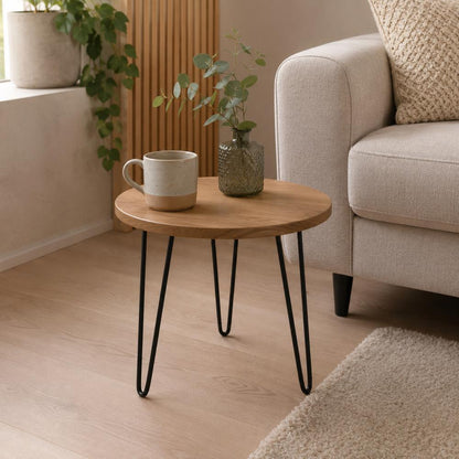 Stalen hairpin zwart hairpin ø 1,2 cm en hoogte 40 cm  (set van 4 stuks)