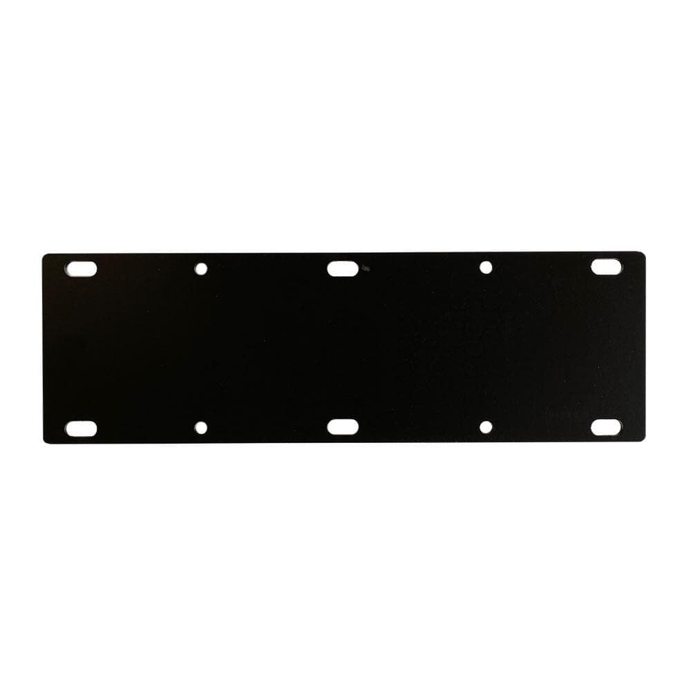 Stalen U tafelpoot zwart 38 bij 8 cm en hoogte 43 cm  (8 x 8 cm) - 2 stuks