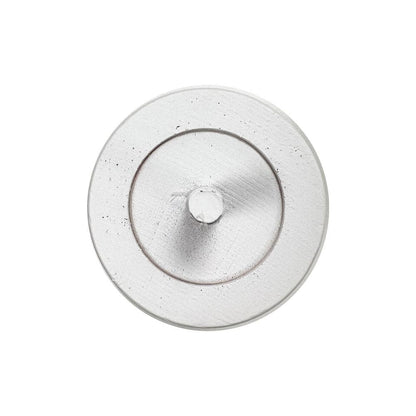Meubelpoot wit rond Ø 5,7 cm en hoogte 15 cm  van massief hout (M8)  (set van 4 stuks)