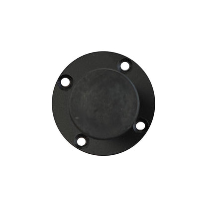 Stalen verstelbare meubelpoot zwart rond ø 3 cm en hoogte 22 cm  (set van 4 stuks)