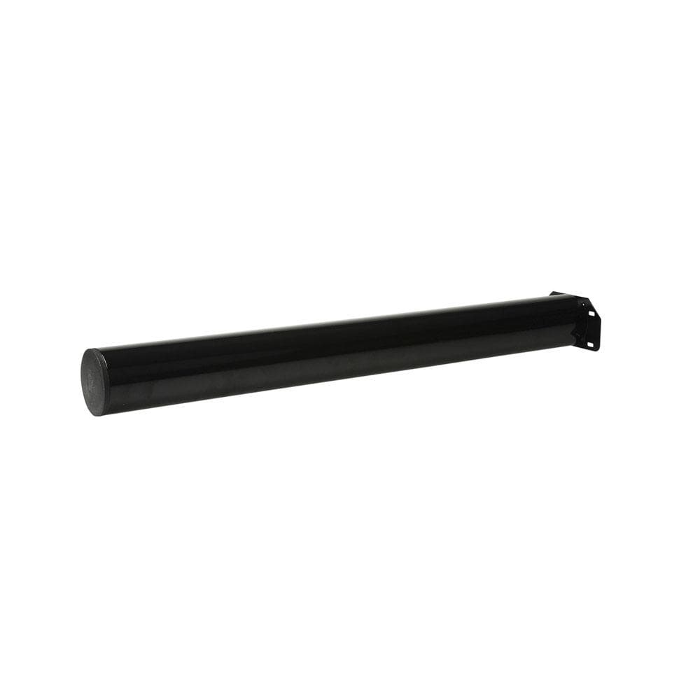 Stalen meubelpoot zwart rond ø 7,6 cm en hoogte 72 cm  - 4 stuks