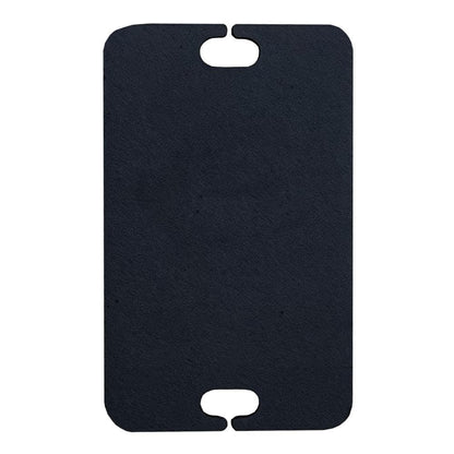 Set stalen rechte tafelpoten zwart vierkant 8 bij 8 cm en hoogte 43 cm  (8 x 8 cm) - 4 stuks