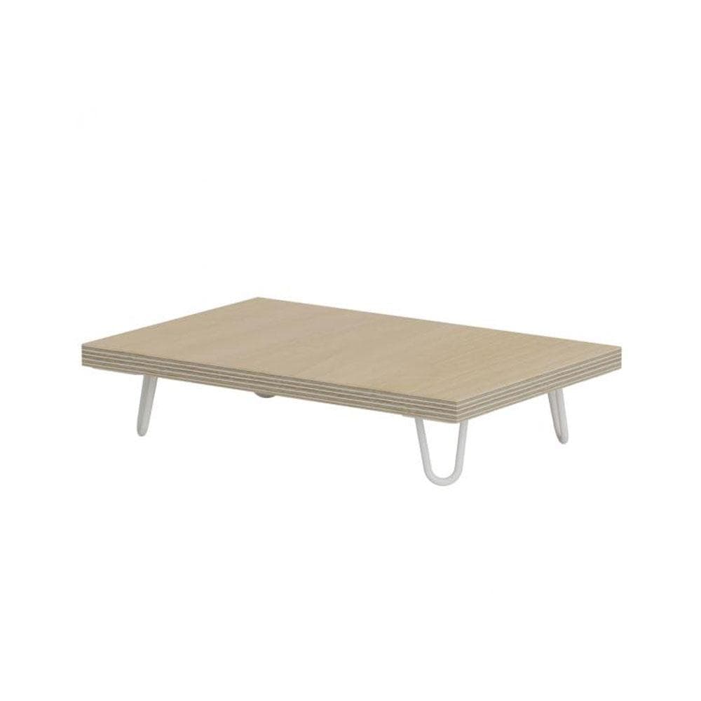 Massief stalen hairpin wit hairpin ø 1,0 cm en hoogte 10 cm  - 4 stuks
