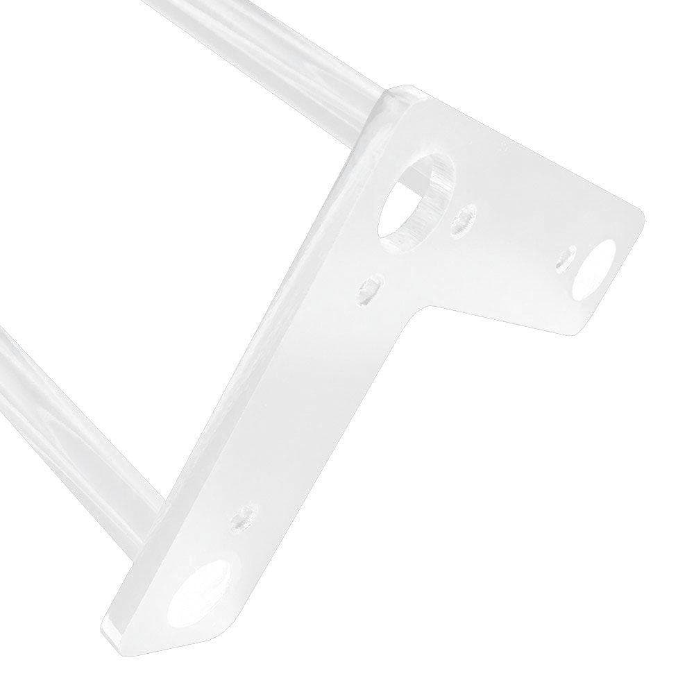 Stalen hairpin wit hairpin ø 1,6 cm en hoogte 105 cm  (set van 4 stuks)
