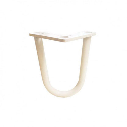 Stalen hairpin wit hairpin ø 1,6 cm en hoogte 15 cm  (set van 4 stuks)