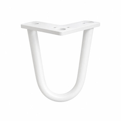 Stalen hairpin wit hairpin ø 1,6 cm en hoogte 15 cm  (set van 4 stuks)