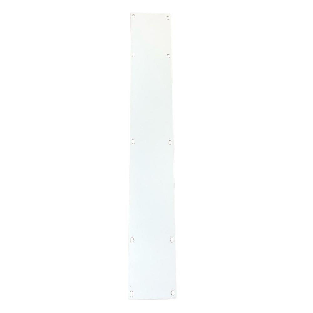 Stalen tafelpoot wit trapezium 80 bij 10 cm en hoogte 72 cm  (4 x 10 cm) (set van 2 stuks)