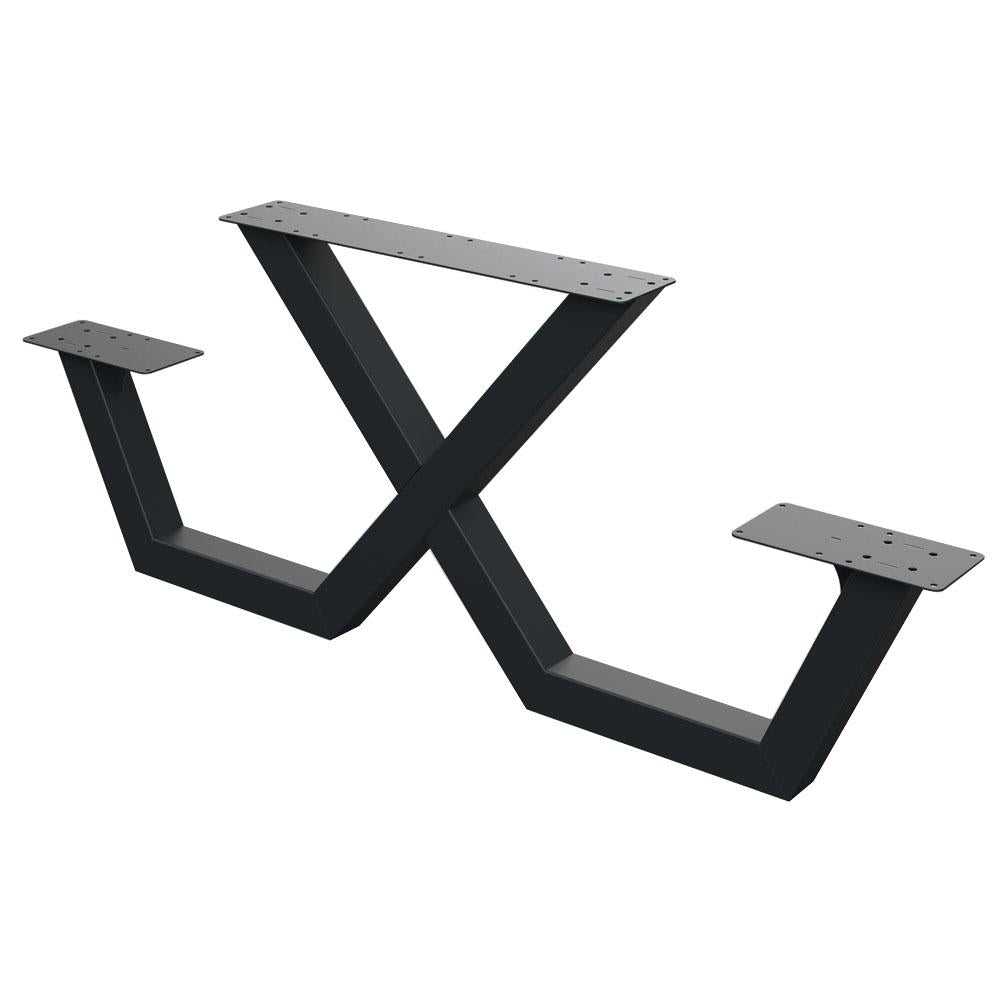 Picknick X tafelpoot 179 lang en hoogte 71 cm (8 x 8 cm) (set van 2 stuks)