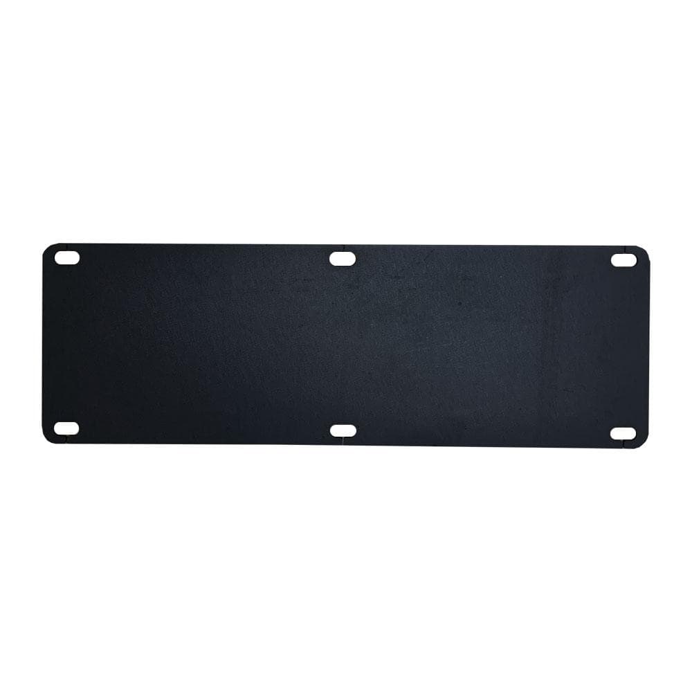 Set stalen A bankpoten 38 bij 8 cm en hoogte 43 cm zwart (8 x 8 cm) - 2 stuks