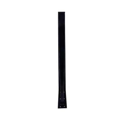 Massief stalen tafelpoot zwart design 15 bij 5 cm en hoogte 71 cm  (set van 4 stuks)