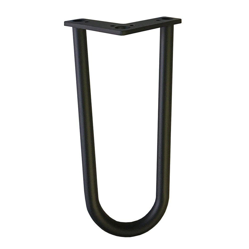 Stalen hairpin zwart hairpin ø 1,6 cm en hoogte 30 cm  (set van 4 stuks)