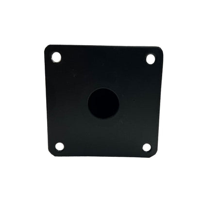 Stalen schuine meubelpoot zwart conisch ø 3,5 cm / 2 cm en hoogte 15 cm  (set van 4 stuks)