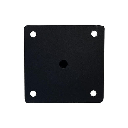 Stalen meubelpoot zwart conisch ø 5 cm / 2,5 cm en hoogte 18 cm  (set van 4 stuks)