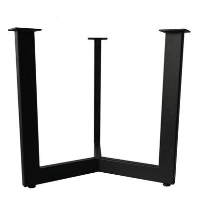 Stalen salononderstel zwart rond ø 42 cm en hoogte 37 cm  (2 x 4 cm)