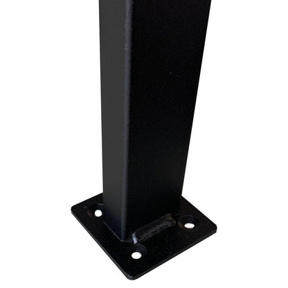 Stalen salononderstel zwart rond ø 42 cm en hoogte 37 cm  (2 x 4 cm)