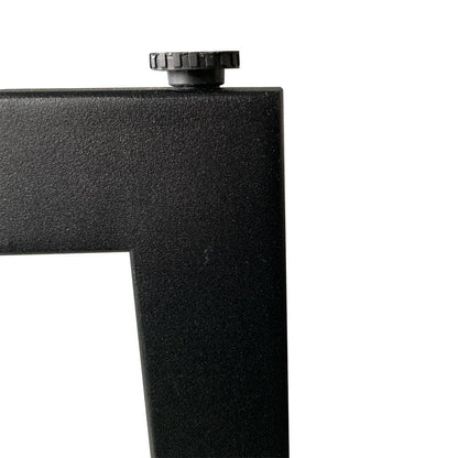 Stalen salononderstel zwart rond ø 42 cm en hoogte 37 cm  (2 x 4 cm)