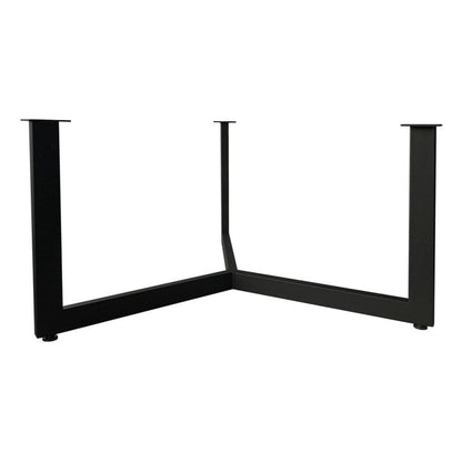 Stalen salononderstel zwart rond ø 73 cm en hoogte 37 cm  (2 x 4 cm)