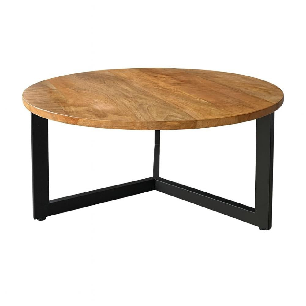 Stalen salononderstel zwart rond ø 73 cm en hoogte 37 cm  (2 x 4 cm)
