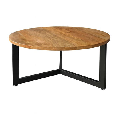 Stalen salononderstel zwart rond ø 73 cm en hoogte 37 cm  (2 x 4 cm)
