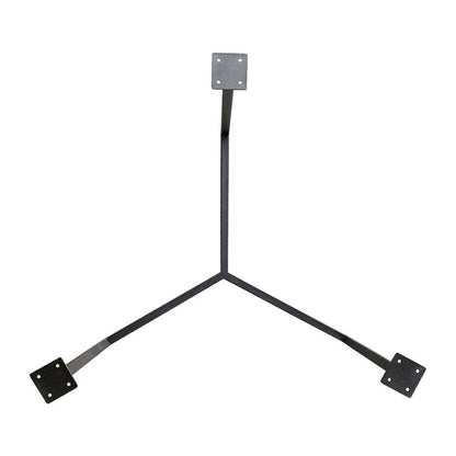 Stalen salononderstel zwart rond ø 73 cm en hoogte 37 cm  (2 x 4 cm)