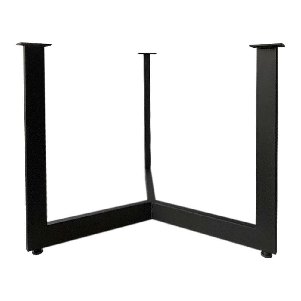 Stalen salononderstel zwart rond ø 59 cm en hoogte 43 cm  (2 x 4 cm)