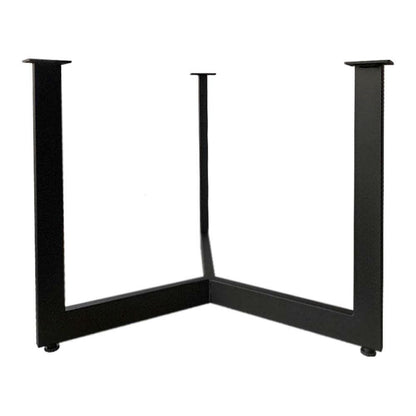 Stalen salononderstel zwart rond ø 59 cm en hoogte 43 cm  (2 x 4 cm)