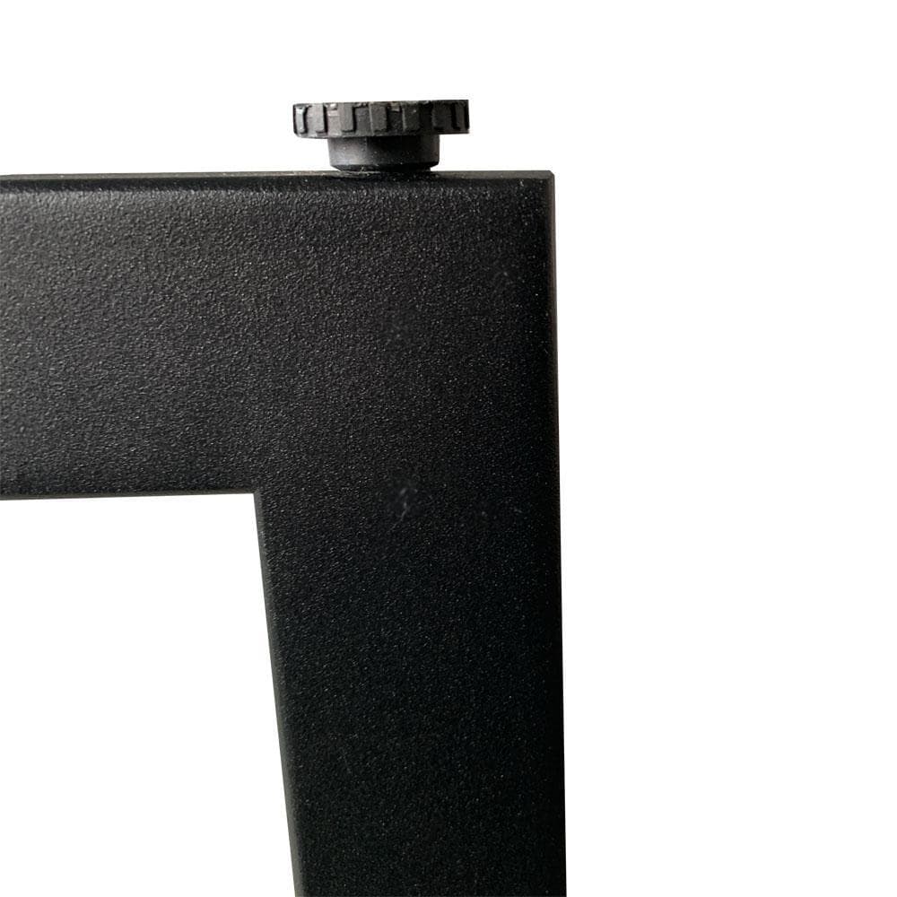 Stalen salononderstel zwart rond ø 59 cm en hoogte 43 cm  (2 x 4 cm)
