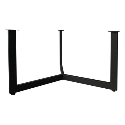 Stalen salononderstel zwart rond ø 73 cm en hoogte 43 cm  (2 x 4 cm)