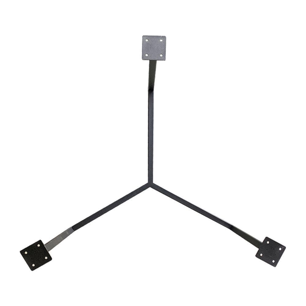 Stalen salononderstel zwart rond ø 73 cm en hoogte 43 cm  (2 x 4 cm)