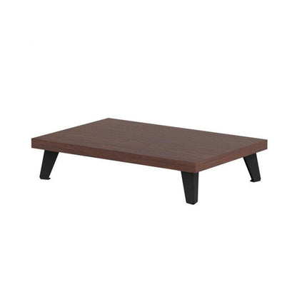 Massief stalen meubelpoot zwart taps 8 bij 5 cm en hoogte 10 cm  - 4 stuks