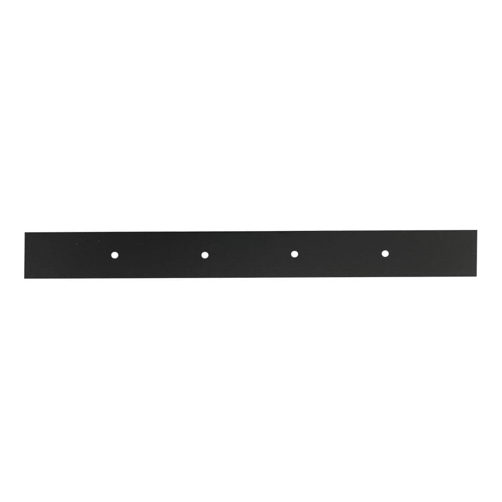 Stalen U kastpoot zwart 38 bij 2 cm en hoogte 15 cm  (2 x 2 cm) (set van 2 stuks)