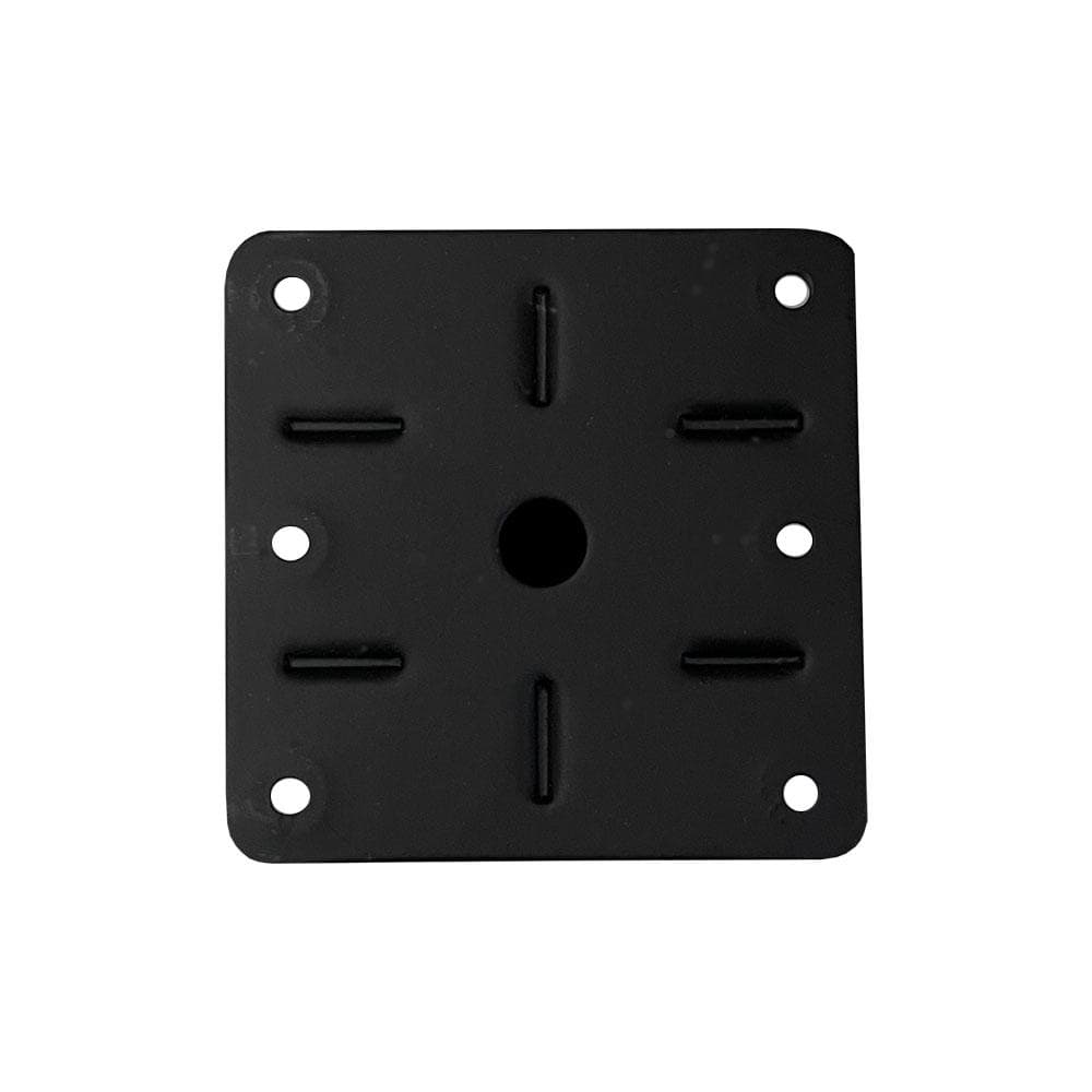 Stalen meubelpoot zwart vierkant 5 bij 5 cm en hoogte 13 cm  (set van 4 stuks)