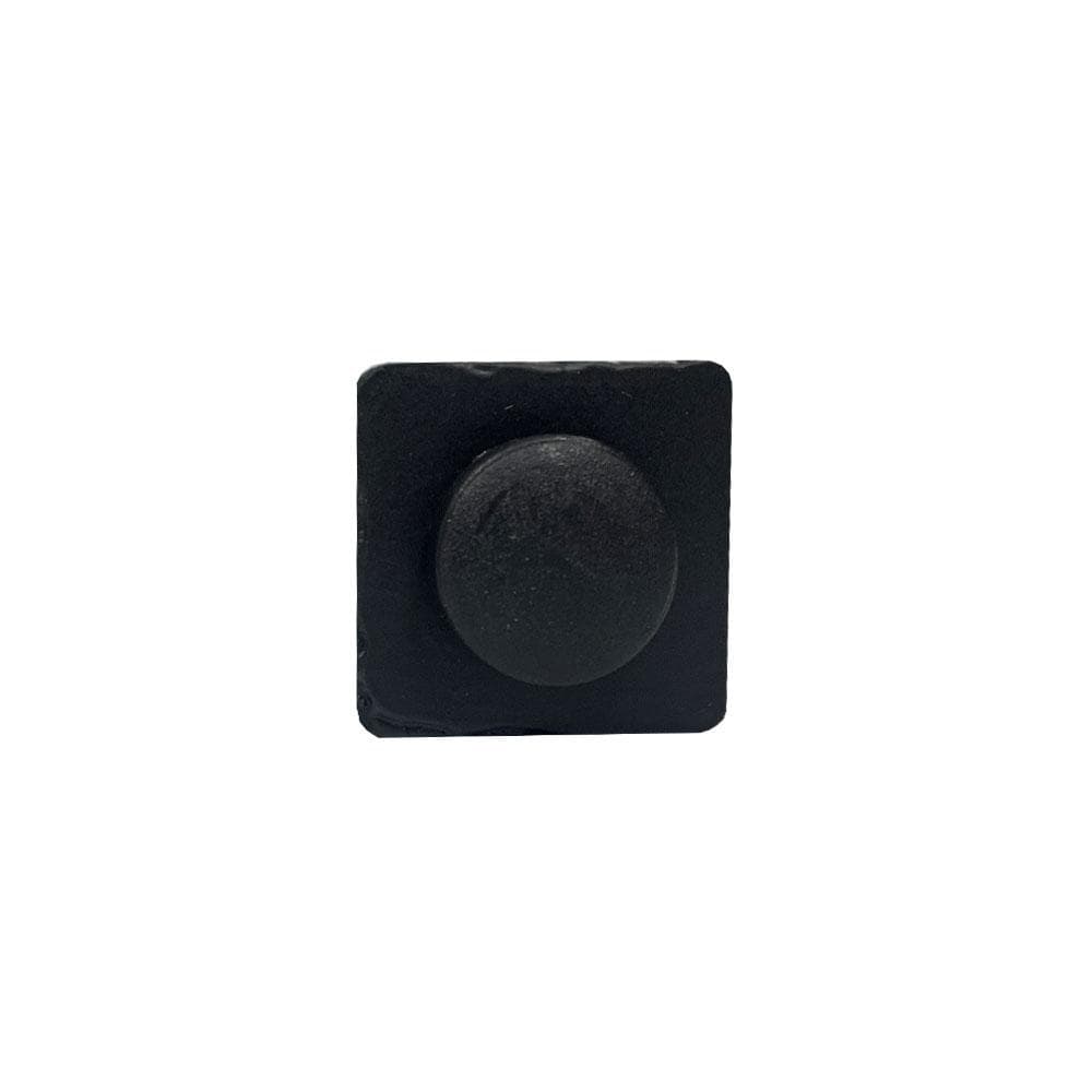 Stalen schuine meubelpoot zwart vierkant 2,5 bij 2,5 cm en hoogte 30 cm  (2,5 x 2,5 cm) (set van 4 stuks)