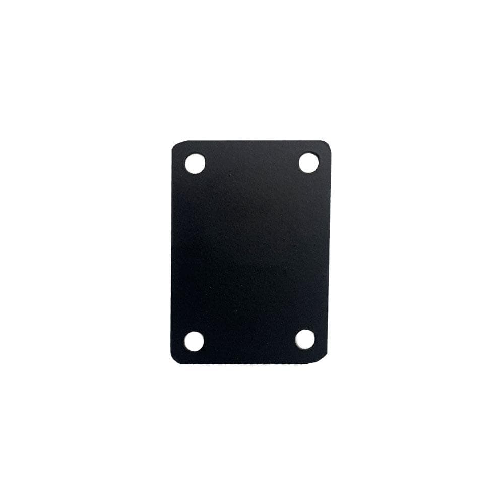 Stalen schuine meubelpoot zwart vierkant 2,5 bij 2,5 cm en hoogte 36 cm  (set van 4 stuks)