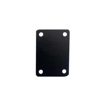Stalen schuine meubelpoot zwart vierkant 2,5 bij 2,5 cm en hoogte 36 cm  (set van 4 stuks)
